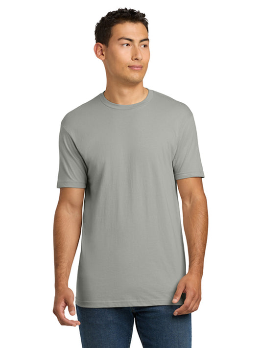 Unisex Pocketless Cotton Tee - NL3600 - Light Gray