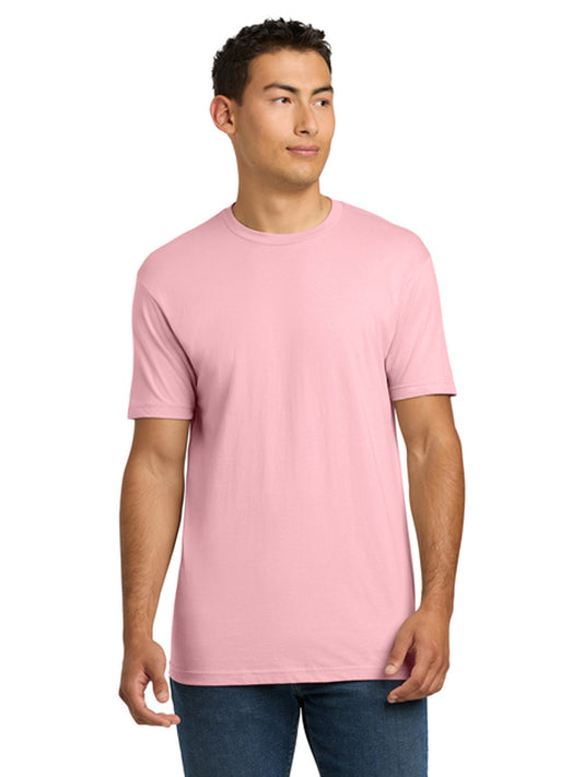 Unisex Pocketless Cotton Tee - NL3600 - Light Pink