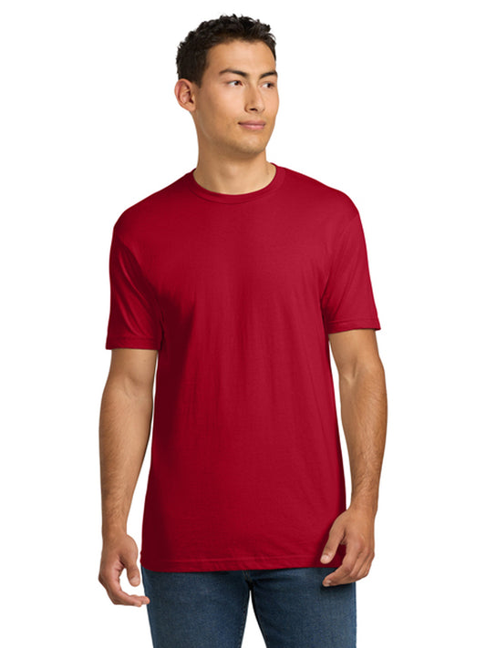 Unisex Pocketless Cotton Tee - NL3600 - Red