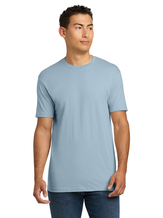 Unisex Pocketless Cotton Tee - NL3600 - Stonewash Denim