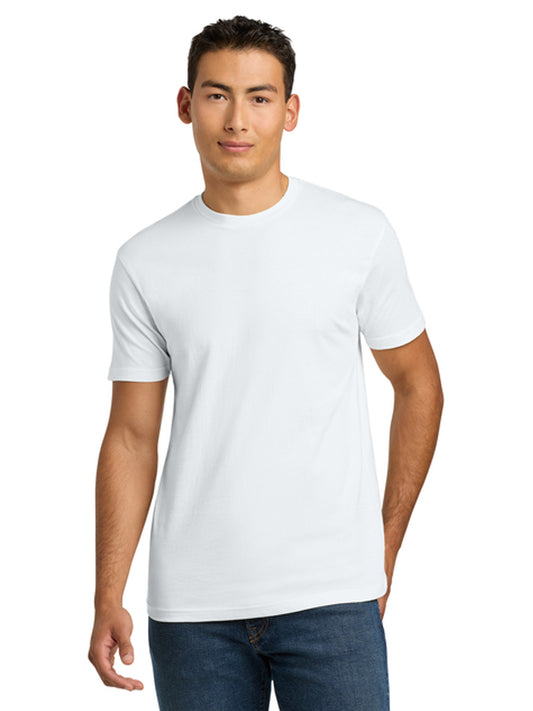 Unisex Pocketless Cotton Tee - NL3600 - White