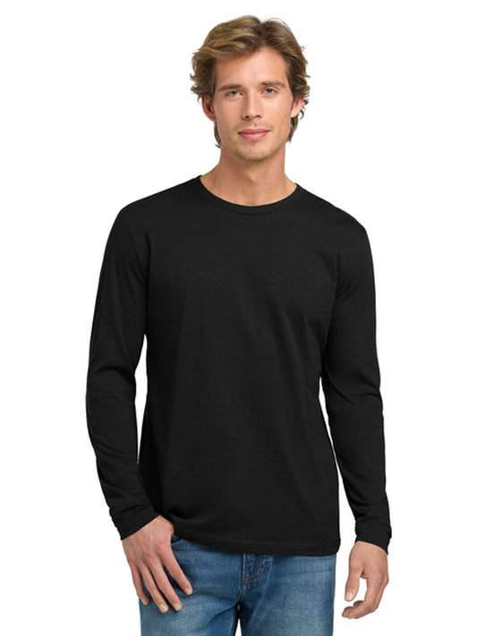Unisex Pocketless Long Sleeve Tee - NL3601 - Black