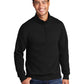 Men's Pocketless 1/4-Zip Pullover Sweatshirt - PC78Q - Jet Black