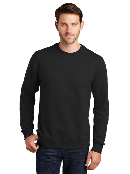 Men's Fleece Crewneck Sweatshirt - PC850 - Jet Black
