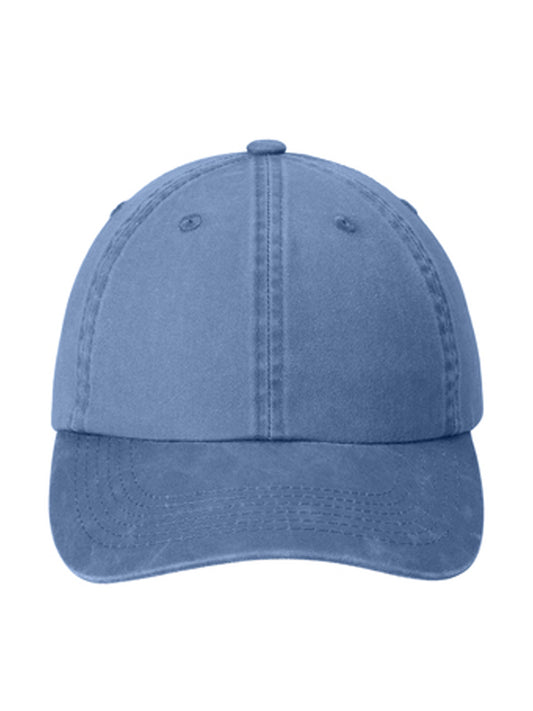 Unisex Garment Washed Cap - PWU - Steel Blue