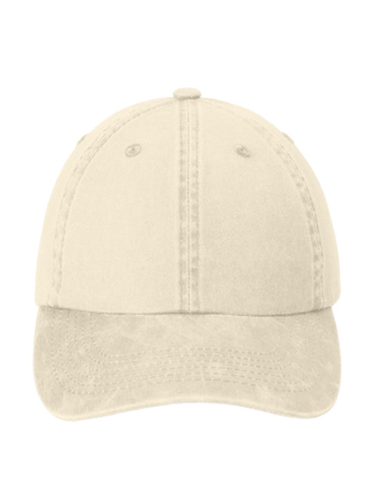 Unisex Garment Washed Cap - PWU - Stone