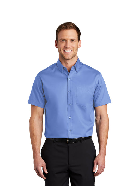 Men's Twill Shirt - S664 - Ultramarine Blue