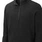 Men's 1/4-Zip Pullover Sweatshirt - ST281 - Black