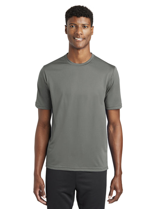 Men's PosiCharge® Moisture Wicking Tough T-Shirt - ST320 - Dark Smoke Grey