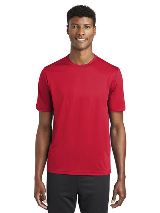 Men's PosiCharge® Moisture Wicking Tough T-Shirt - ST320 - Deep Red