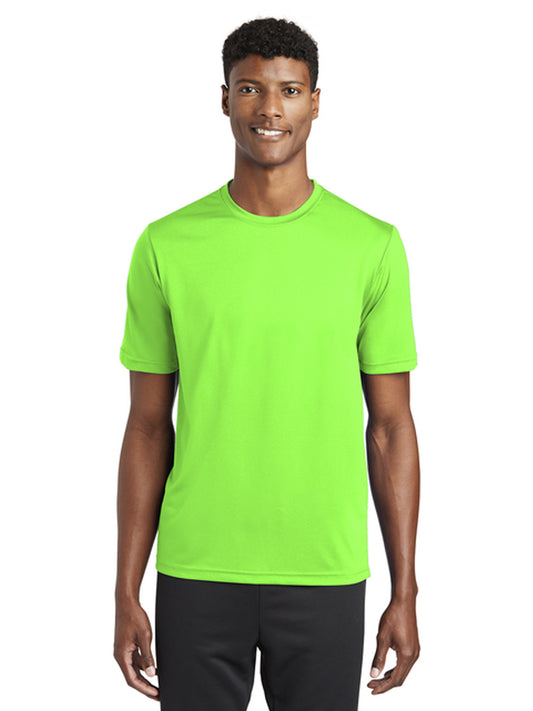 Men's PosiCharge® Moisture Wicking Tough T-Shirt - ST320 - Neon Green