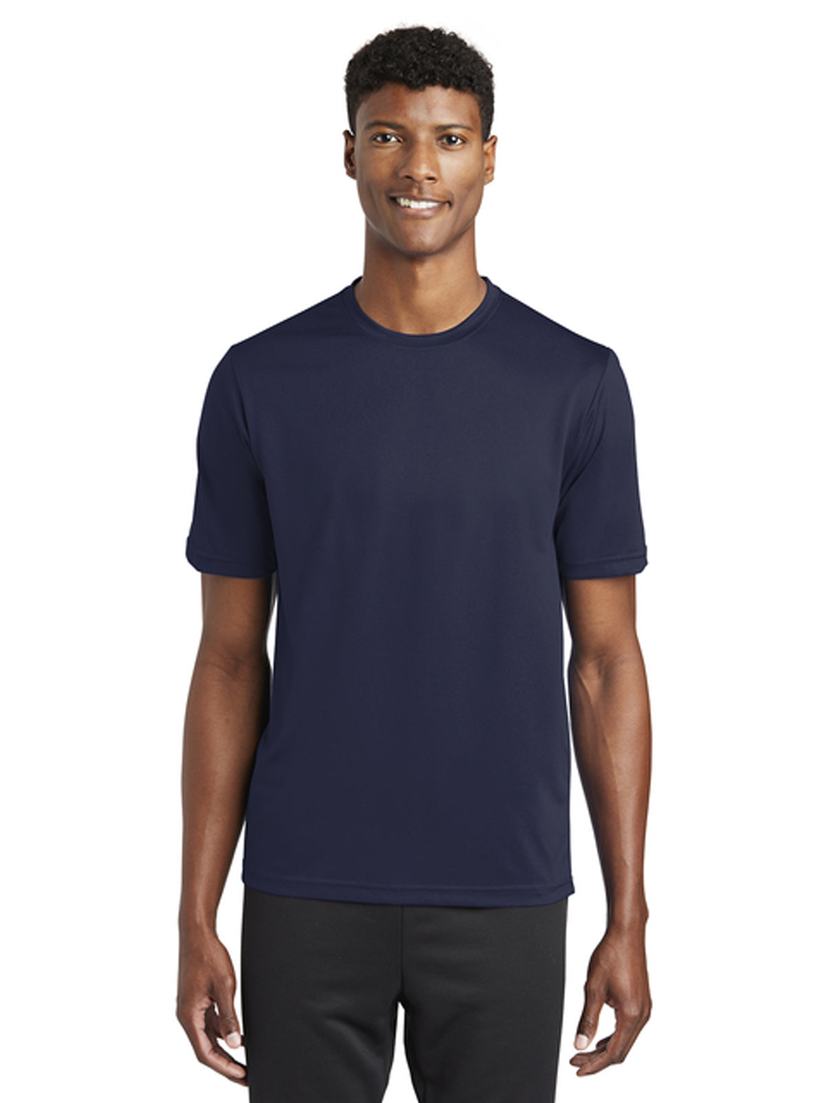 Men's PosiCharge® Moisture Wicking Tough T-Shirt - ST320 - True Navy