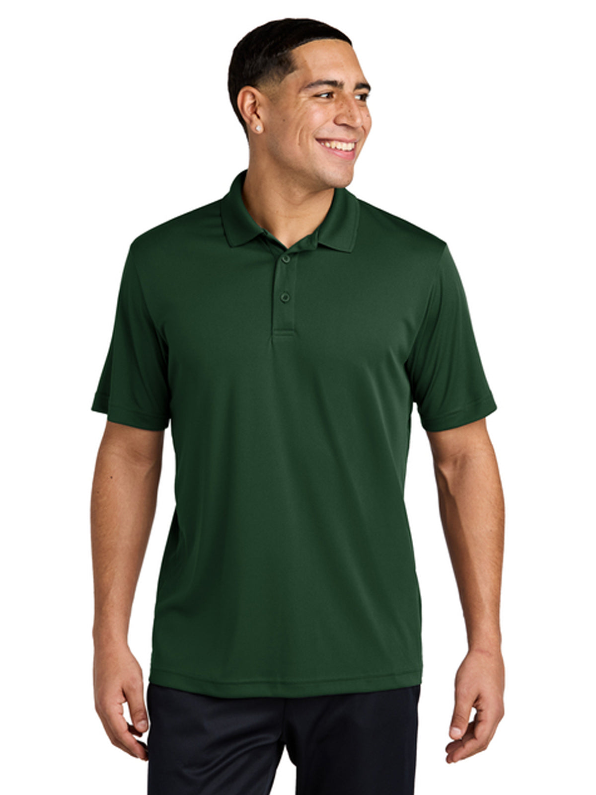 Men's PosiCharge Moisture-Wicking Polo - ST550 - Forest Green