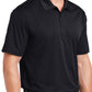 Men's Three-Button Micropique Polo - ST650 - Black