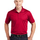 Men's Three-Button Micropique Polo - ST650 - Deep Red