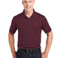 Men's Three-Button Micropique Polo - ST650 - Maroon