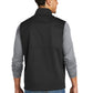 Men's 2-Pocket Soft Shell Vest - ST981 - Deep Black
