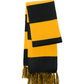 Unisex Spectator Scarf - STA02 - Black/ Gold