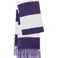 Unisex Spectator Scarf - STA02 - Purple/ White