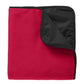 Fleece & Poly Travel Blanket - TB850 - Rich Red/ Black