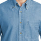 Men's Tall Long Sleeve Denim Shirt - TLS600 - Faded Blue