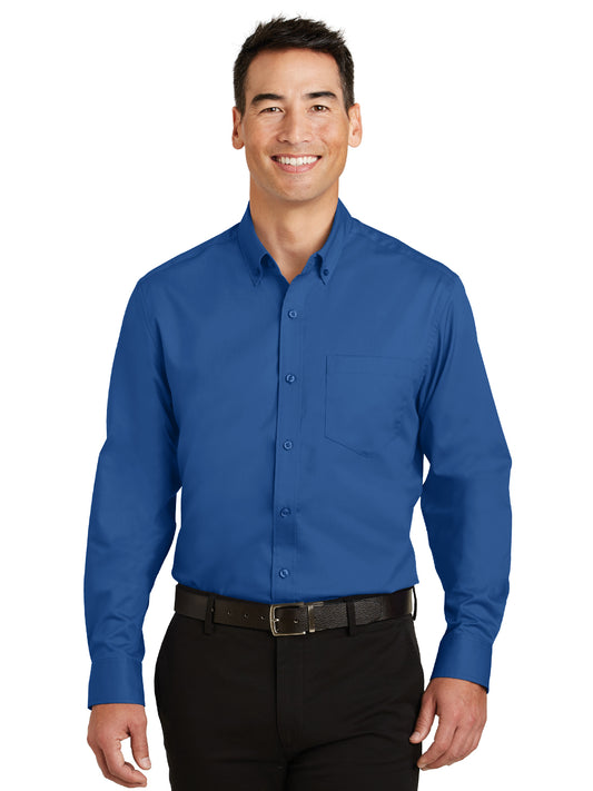 Men's Tall SuperPro™ Twill Shirt - TS663 - True Blue
