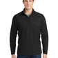 Men's Pocketless 1/4-Zip Pullover Sweatshirt - TST850 - Black