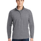 Men's Pocketless 1/4-Zip Pullover Sweatshirt - TST850 - Charcoal Grey Heather