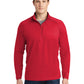 Men's Pocketless 1/4-Zip Pullover Sweatshirt - TST850 - True Red