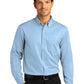 Men's Long Sleeve Button Up Performance Shirt - W808 - Cloud Blue
