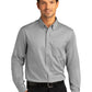 Men's Long Sleeve Button Up Performance Shirt - W808 - Gusty Grey