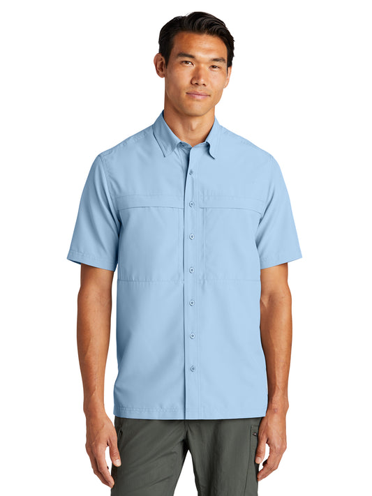Men's Short Sleeve UV Daybreak Shirt - W961 - Light Blue