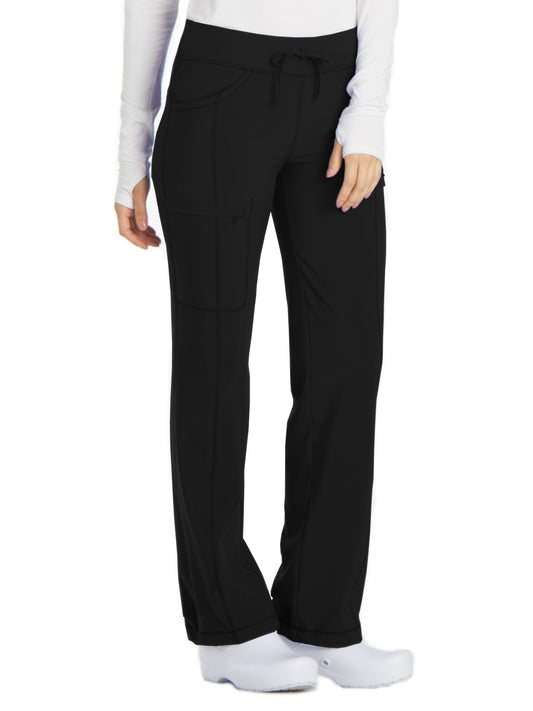 Women's 4-Pocket Low Rise Pant - 1123A - Black