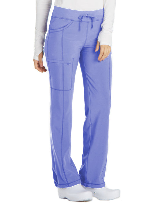 Women's 4-Pocket Low Rise Pant - 1123A - Ciel