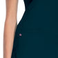 Women's Shaped V-Neck Top - 20710 - Caribbean Blue