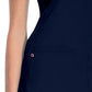Women's Shaped V-Neck Top - 20710 - Navy