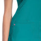 Women's Shaped V-Neck Top - 20710 - Teal Blue