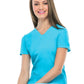 Women's Shaped V-Neck Top - 20710 - Turquoise