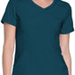Women's 4-Pocket Mock Wrap Top - 2625A - Caribbean Blue