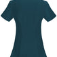 Women's 4-Pocket Mock Wrap Top - 2625A - Caribbean Blue