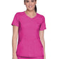 Women's 4-Pocket Mock Wrap Top - 2625A - Carmine Pink