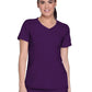 Women's 4-Pocket Mock Wrap Top - 2625A - Eggplant