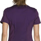 Women's 4-Pocket Mock Wrap Top - 2625A - Eggplant