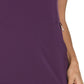 Women's 4-Pocket Mock Wrap Top - 2625A - Eggplant
