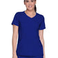 Women's 4-Pocket Mock Wrap Top - 2625A - Galaxy Blue
