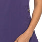 Women's 4-Pocket Mock Wrap Top - 2625A - Grape