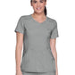 Women's 4-Pocket Mock Wrap Top - 2625A - Grey