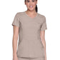 Women's 4-Pocket Mock Wrap Top - 2625A - Khaki