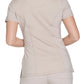 Women's 4-Pocket Mock Wrap Top - 2625A - Khaki