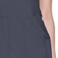 Women's 4-Pocket Mock Wrap Top - 2625A - Pewter